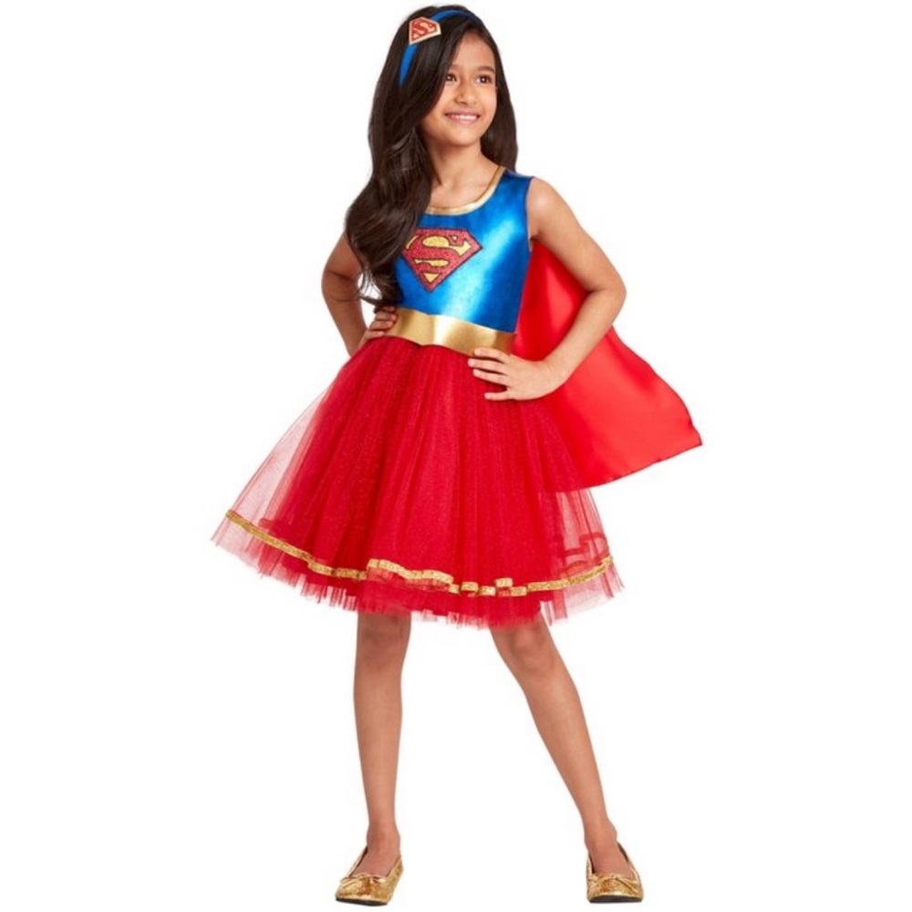 DC Supergirl child costume size Medium girls